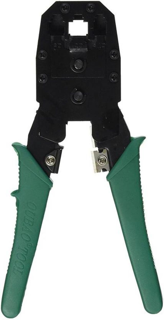 Lapmate Pro 101 Multi-Function RJ45/RJ11 LAN Networking Cable Cutter & 3-in-1 Modular Crimping Tool (Manual, Assorted Colors)